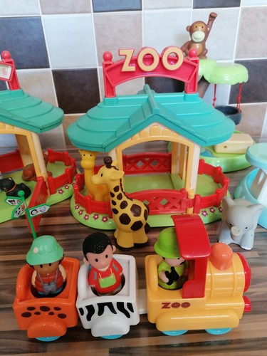 ELC Happyland Little People Figuren & Spielset ~ Zoo mit Tieren und Zug - Bild 3 von 4
