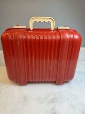 Gay Toys Made In USA VTG My Travel Case 13x 12x 6 In Red Case Toys Slide Latches