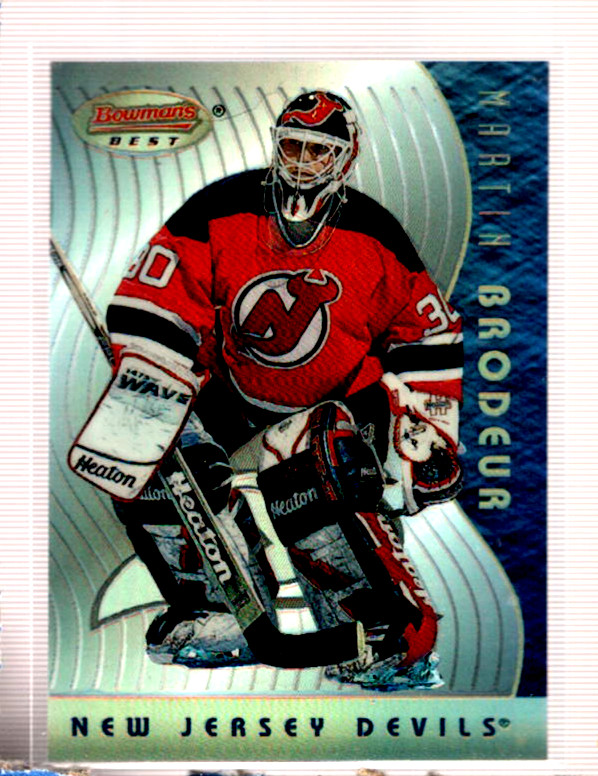 1995-96 Bowman Bowman's Best Refractors #BB8 Martin Brodeur MINT NJ Dev ID:40823