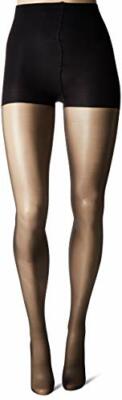 DKNY Women's Ultra Sheer Control Top, Black 124, Tall