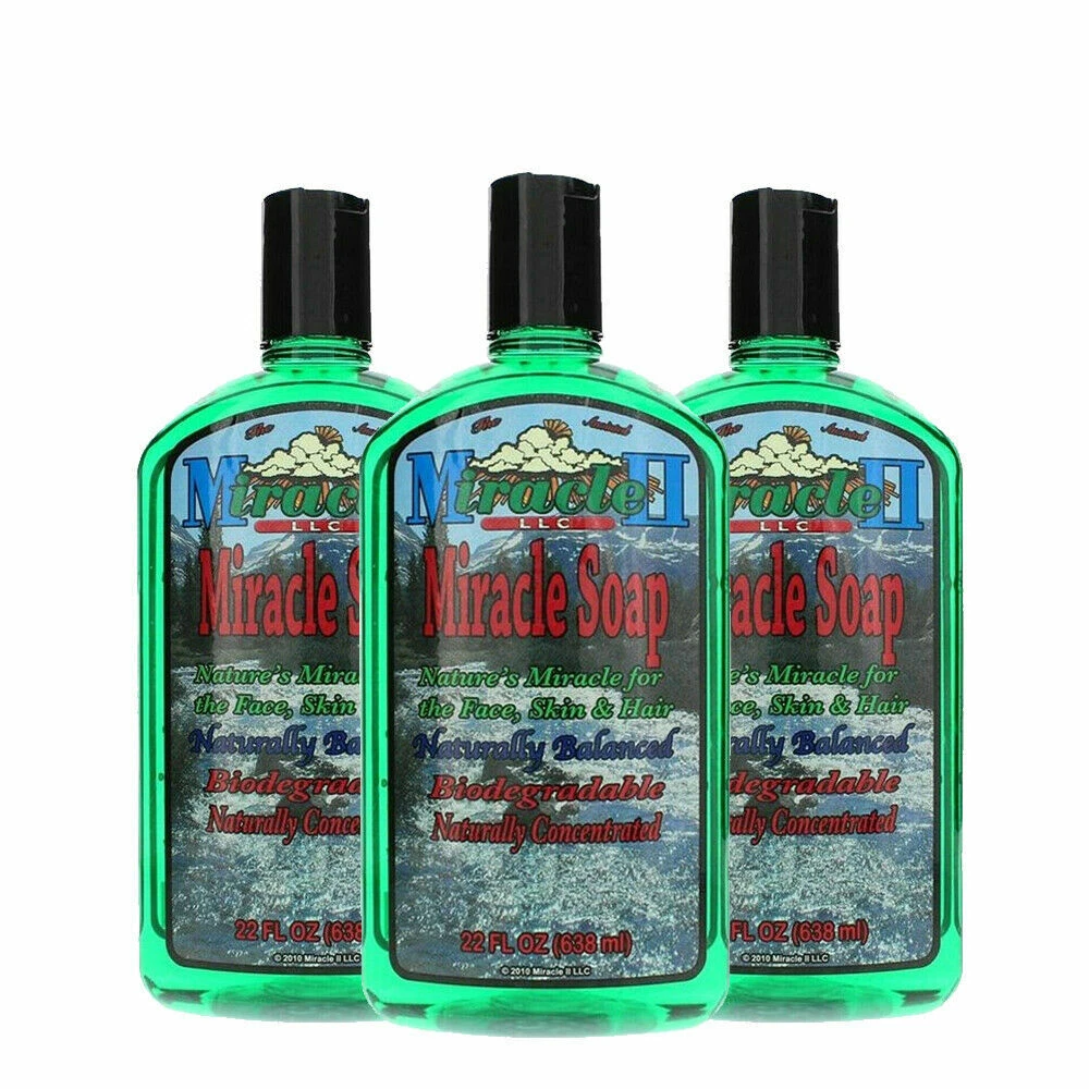 Miracle II Regular Soap 22oz 3 Pack