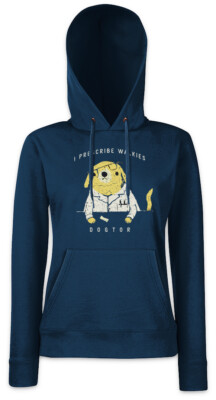 Dogtor Damen Hoodie Sweatshirt Fun Dog Dogs Dawg Love Dr. Doc Doctor Medicine