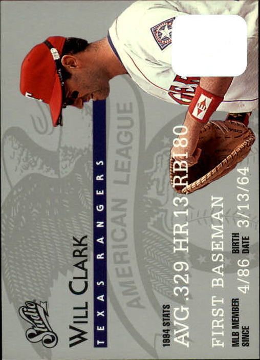 1995 Studio Baseball (Pick Card From List) C151 10-24
