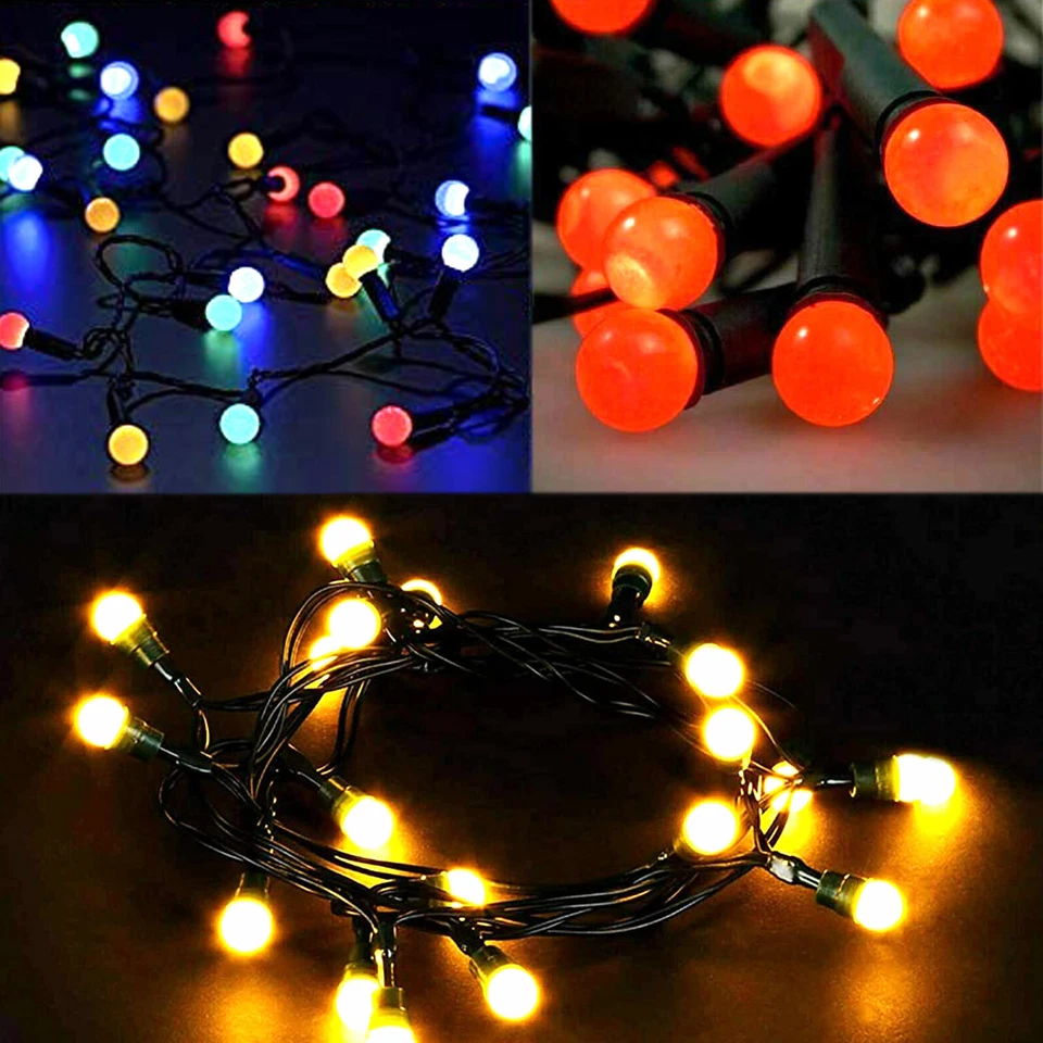 SMART LIGHTING 384 LED Berry Cluster Lights 3.6m Christmas Xmas String Timer Memory Auto On