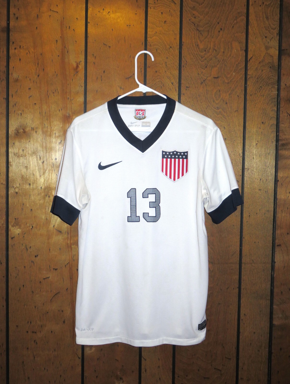 Nike 2013 USA Centennial USMNT USWNT Alex Morgan Authentic Soccer Mens Jersey