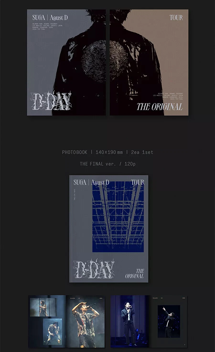 BTS SUGA AGUST D TOUR D-DAY THE ORIGINAL [DIGITAL CODE/POSTER
