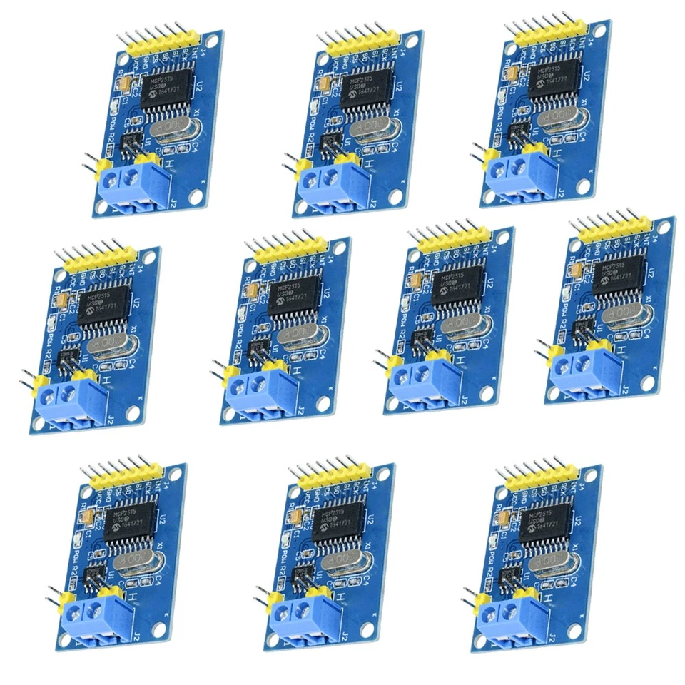 10pcs MCP2515 Module CAN Bus TJA1050 Receiver Transceiver SPI Arduino Interface - Image 2 of 4