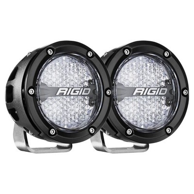 Rigid Industries 360 Series 4 '' Off-Road Lampe Drive Träger RGBW Rücklicht Set 2