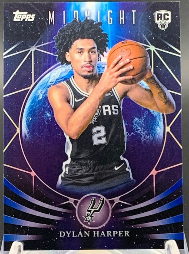 Dylan Harper 2025-26 Topps Midnight Moonfall RC San Antonio Spurs #MF-22
