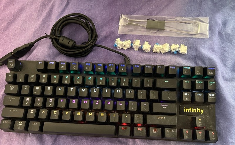 Infinity Troy TKL mechanical gaming keyboard