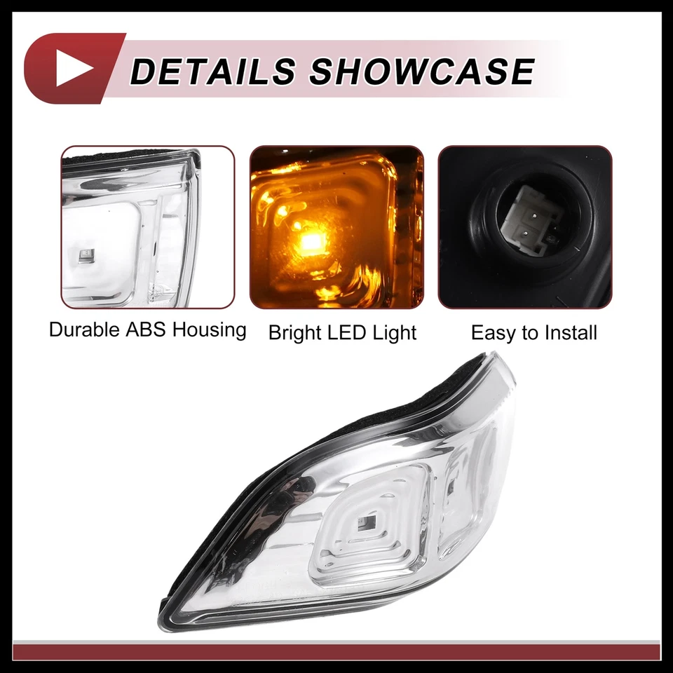 Luz intermitente espejo retrovisor LED delantero izquierdo para Kia Sedona 10-14 Nº876144D000 Foto 4 de 4