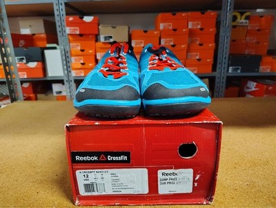 Reebok R Crossfit Nano 2.0 Men Shoes Blue Red White V600024 Size 12