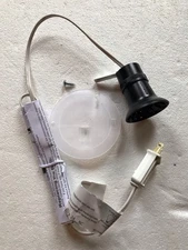 Blow Mold Replacement  Light Cord Kit Frosted White General Foam Socket FUSED