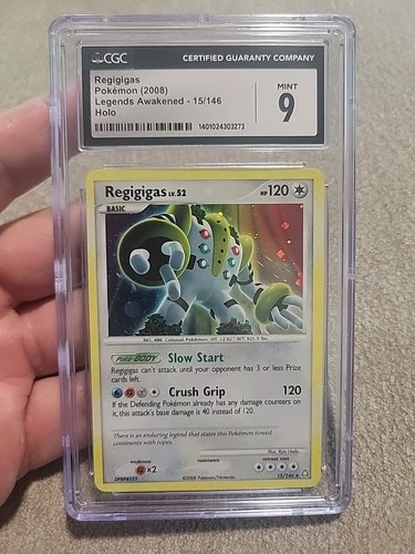 2008 Pokemon Legends Awakened #15/146 Regigigas Holo CGC 9 MINT