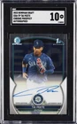 2023 BOWMAN DRAFT CHROME PROSPECT - AUTOGRAPHED #CDA-TP TAI PEETE SGC 10 GM