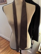 Vintage Christian Dior Geometric  Silk Tie Men’s Made In USA