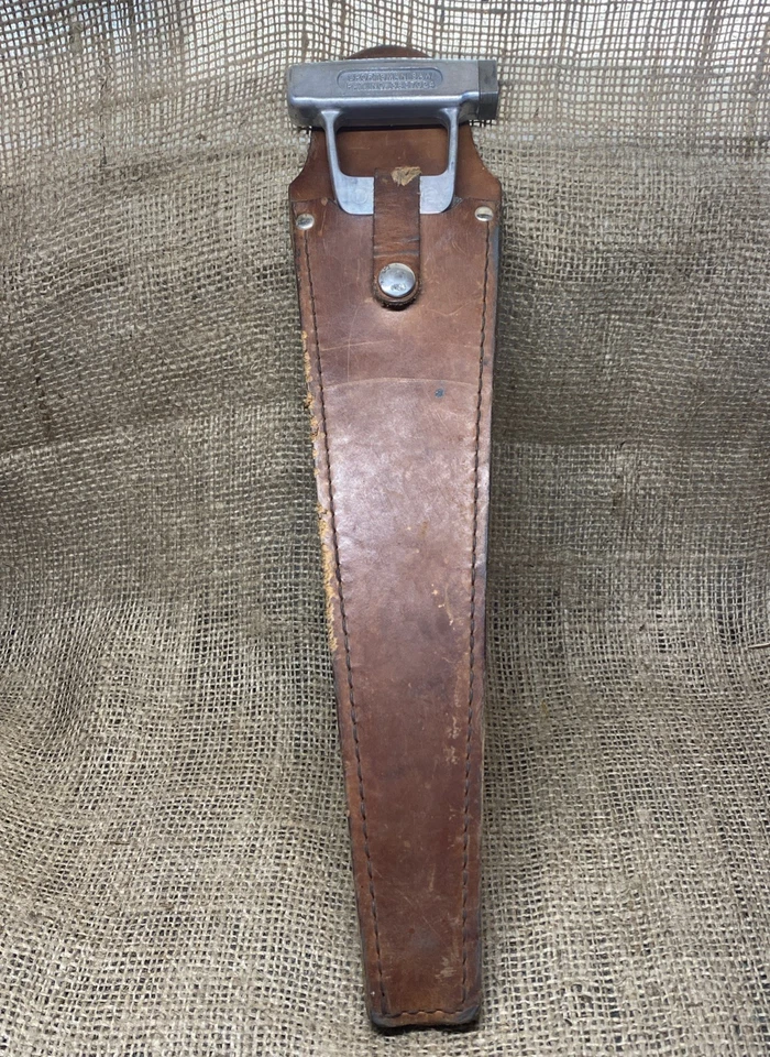 Used SPORTSMAN SAW in original leather sheath Pat. 3837024 hollow handle (f36) - Image 2 of 4