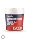 TILE ADHESIVE GROUT READY MIXED WHITE CERAMIC BATHROOM KITCHEN 1KG (3201)