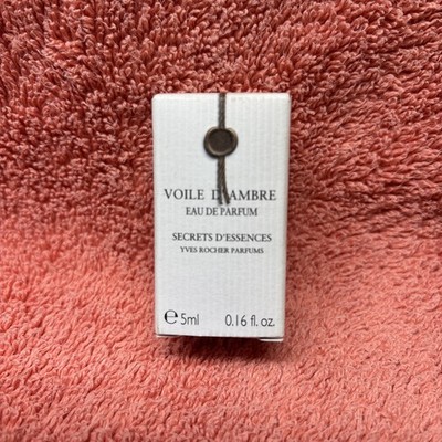Vtg MINI Yves Rocher Secrets D'Essences VOILE D'AMBRE Parfum Perfume 0.16 fl oz