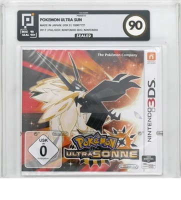 Nintendo 3DS - Pokémon: Ultrasonne / Ultra Sun #Pixel Grading SEALED 90 DE NEU