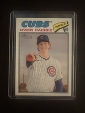 2026 Topps Heritage OWEN CAISSIE Rookie #88 Chicago Cubs Short Print