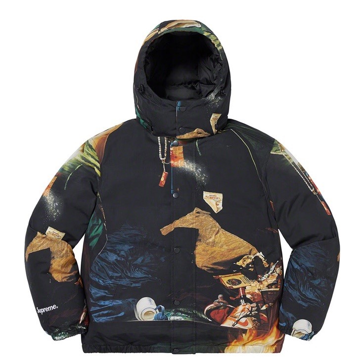 Size L - Supreme Firecracker Down Jacket SUPREME-… - image 1