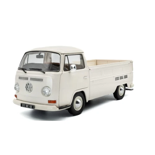 VOLKSWAGEN T2 PICK-UP 1968 WHITE 1:18 Solido Camion Modellino Nuovo - Immagine 3 di 3