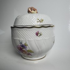 Vintage Rare Handpainted Hollahaza Hungary Porcelain Bowl