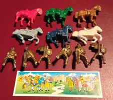 Ritter zu Pferd Metallfigur mit 1 Beipackzettel 