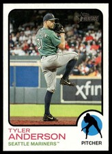 2022 Topps Heritage Tyler Anderson Seattle Mariners #369