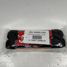 VELCRO Sew On 3/4" x 30" Cut-to-Length Tape Pack Of 2 Black