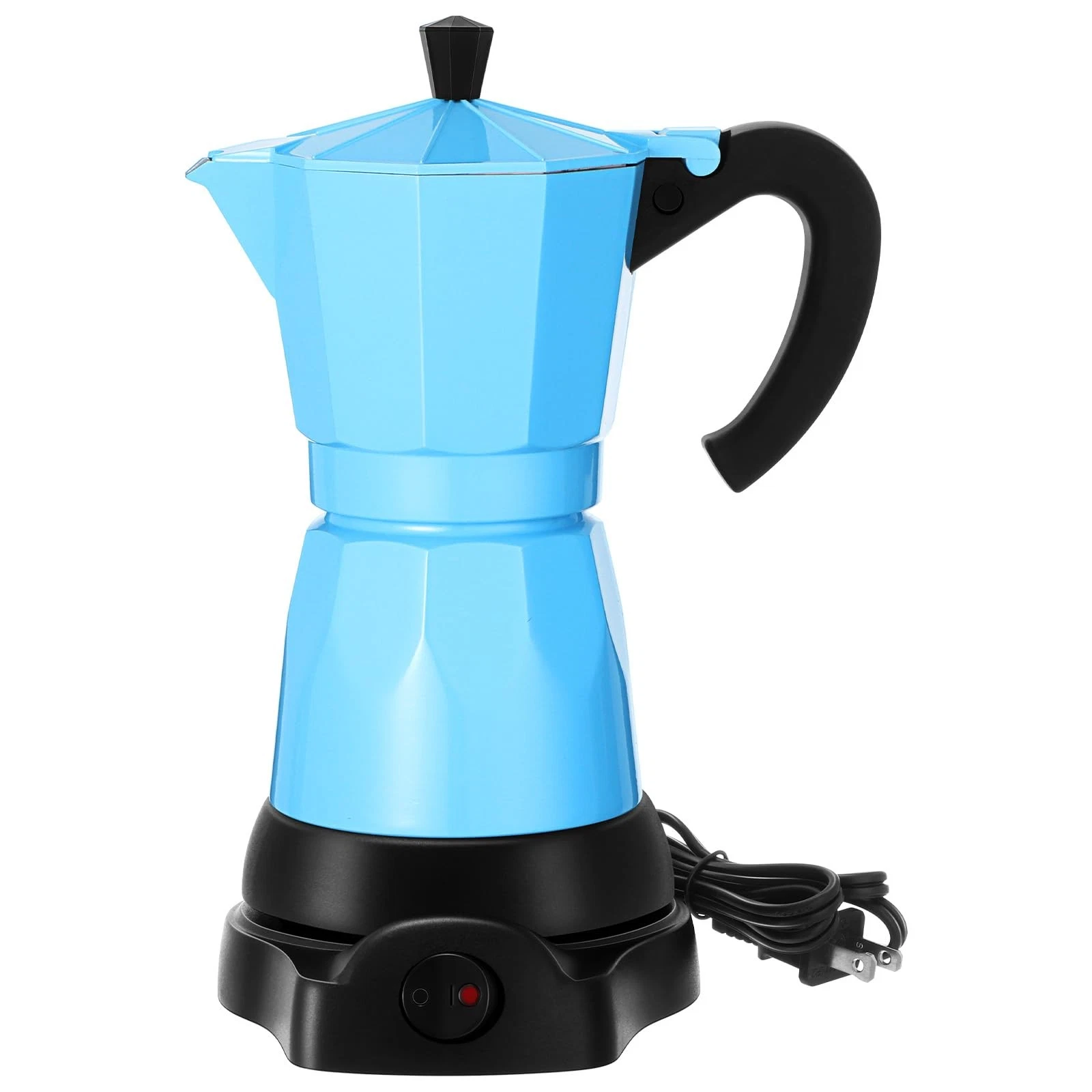 Coffee Pot 6 Cup Espresso Coffee Maker Italian Moka Maker 300ml Portable Alum...