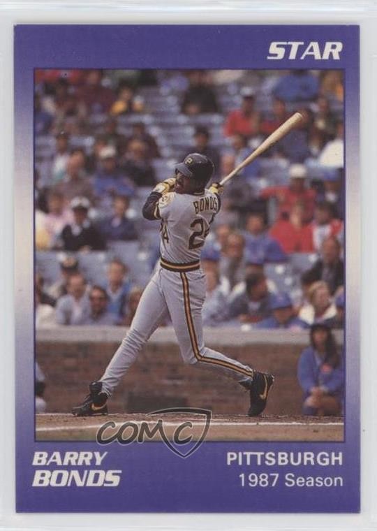1990 Star Barry Bonds Barry Bonds #7 b5y