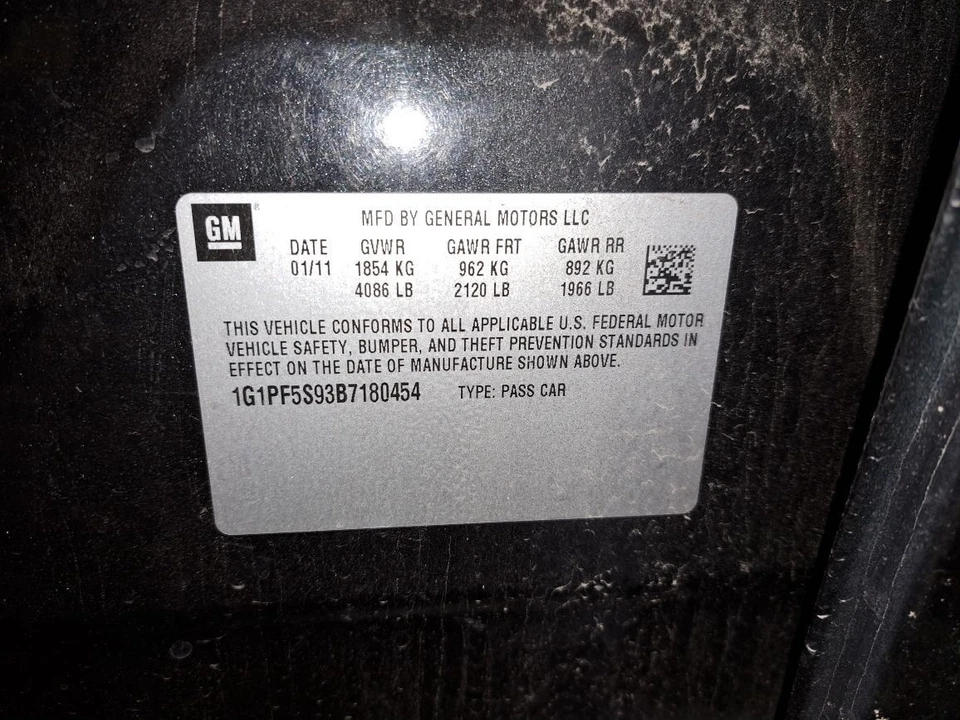 Cilindro maestro de freno Cruze Sku #4266208 2011 Foto 2 de 4