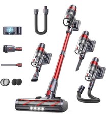 SunSare Cordless Vacuum Cleaner, 50KPa/600W, 65 Mins With Touchscreen, Auto Mode
