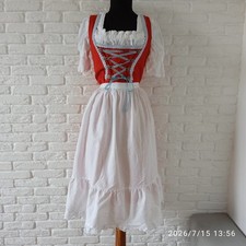 Oscartrachten Dirndl Oktoberfest Dress Size EU 36 and white blouse