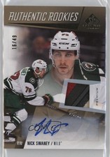 2023 SP Game Used Authentic Rookies Premium Materials 16/49 Nick Swaney Auto 4a7