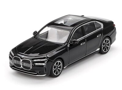 BMW i7 eDrive50  - black - Mini GT 1:64