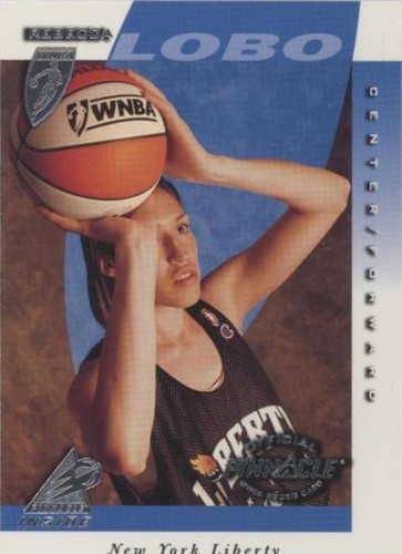 REBECCA LOBO 1997 PINNACLE WNBA ROOKIE SIGNED AUTOGRAPHED CARD BAS