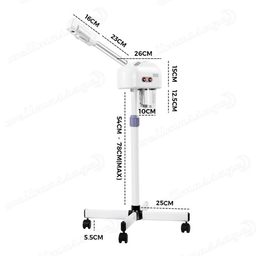 3 in 1 Professional Salon Spa Facial Steamer Stand Face Beauty Salon Skin Care - Picture 12 of 12