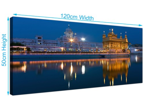 Modern Canvas Prints of Sikh Golden Temple for your Living Room - Picture 3 of 4
