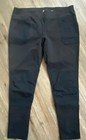 Carhartt Force Leggings Womens XL Black Slim Fit Workwear Pockets Stretch EUC