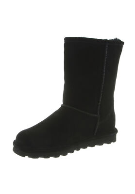 BEARPAW Elle Youth Mädchen Winterstiefel Lammfellstiefel Boots 1962Y BlackII
