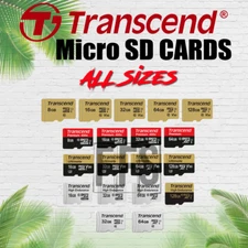 Micro SD Card Transcend 8gb 16gb 32gb 64gb 128 GB MicroSD lot Fast MB/s Memory