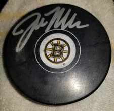John Moore Boston Bruins Autographed Puck
