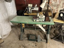 Antique Original Willcox  Gibbs Sewing Machine Oak Wood Case Rare Singer Setup