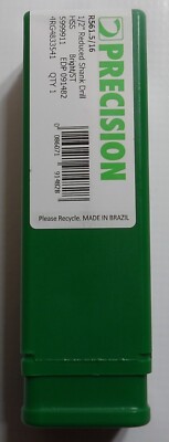 Precision Twist Drill Reduced Shank Drill Bit: 1-5/16'' Dia, 1/2'' Shank Dia