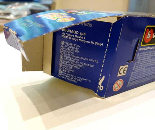 burago 1/43 FORD ESCORT RS COSWORTH RALLY BOX Mint - Foto 7 di 15