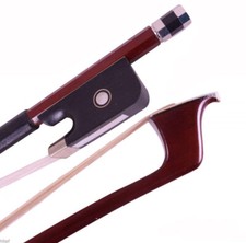 New Cello Bow 4/4 Brazil Wood Ebony Frog Straight Advance Natural Horse hair Bow