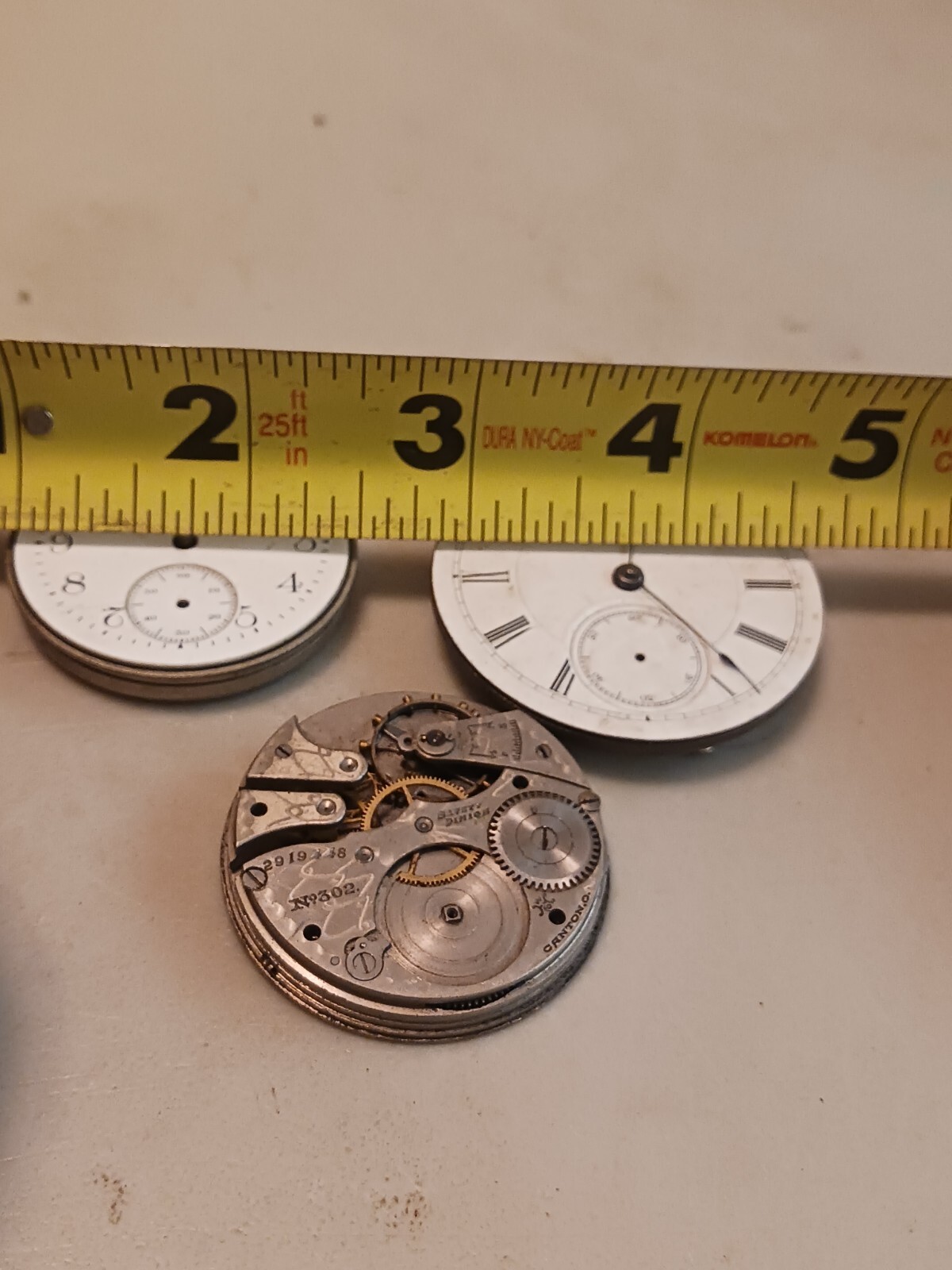 Lot Of ANTIQUE HAMPDEN POCKET WATCH DIALS AND MOVEMENTS parts Repair eBay